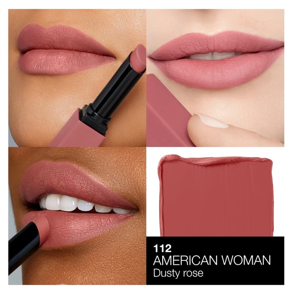NARS Powermatte Lipstick AMERICAN WOMAN 112 - Picture 6 of 13